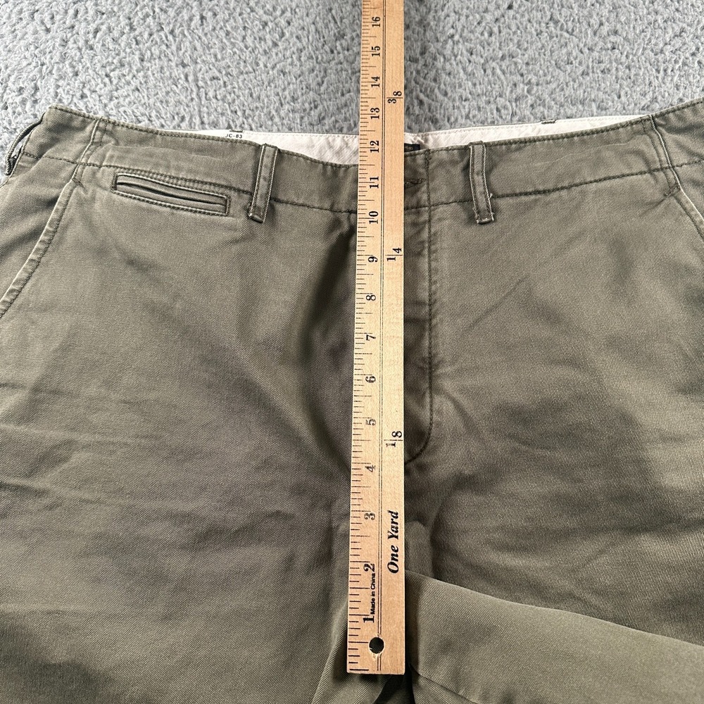 Wallace & Barnes Cotton Field Shorts Mens 36 Olive Button Fly Chino JC-83 - Picture 7 of 12